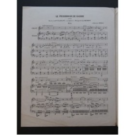 HENRION Paul Le Prisonnier de Guerre Nanteuil Chant Piano ca1860