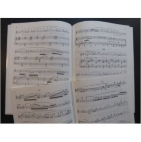 DAMASE Jean-Michel Paysages 9 Pièces Flûte Piano 2004