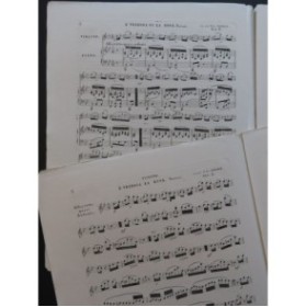 VACCAI BERTONI ROSSINI DONIZETTI Pièces Violon Piano ca1860