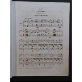 MASSÉ Victor Galathée Opéra No 9 ter Chant Piano XIXe