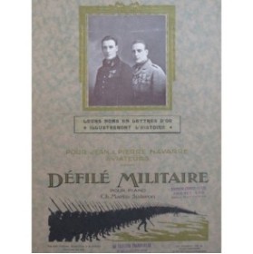 SISTERON Ch. Martin Défilé Militaire Jean et Pierre Navarre Piano ca1918