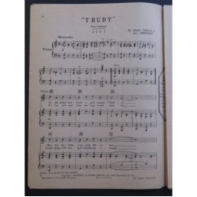 TOBIAS SHERMAN Trudy Chant Piano 1926