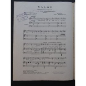 MESSAGER André Valse Chant Piano 1926