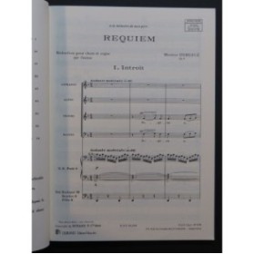 DURUFLÉ Maurice Requiem Chant Orgue 1999