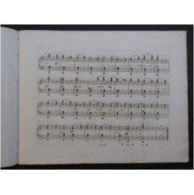 STRAUSS Le Délire Piano ca1850