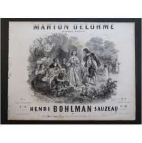 BOHLMAN SAUZEAU Henri Marion Delorme Piano ca1850