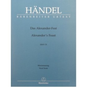 HAENDEL G. F. Das Alexander-Fest Oratorio Chant Piano 2003