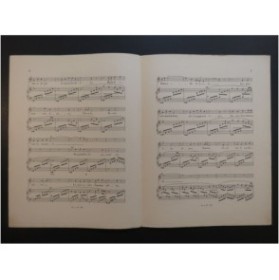 CHAUSSON Ernest La Tempête No 3 Chant Piano ca1890