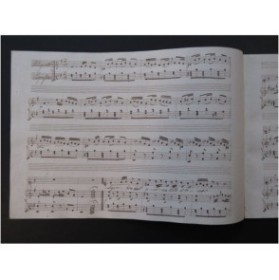 RONCONI Domenico Arietta Russa Manuscrit Chant Piano ca1800