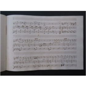 RONCONI Domenico Arietta Russa Manuscrit Chant Piano ca1800