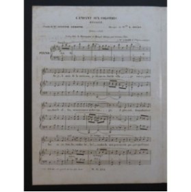PUGET Loïsa L'Enfant aux Colombes Chant Piano ca1840