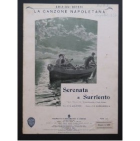 GAMBARDELLA S. Serenata a Surriento Chant Piano ca1927