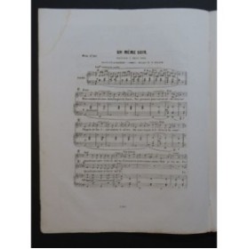 MASINI F. Un même soir Chant Piano 1844