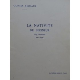 MESSIAEN Olivier La Nativité du Seigneur Vol 1 Orgue 1997