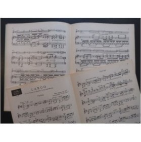 REGER Max Largo op 139 Violon Piano 1931