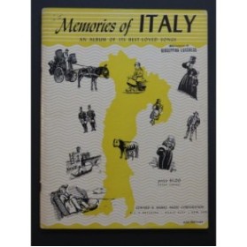 Memories of Italy An Album of its Best-loved Songs Chant Piano 1947