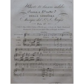 MAYR Giovanni Simone Lodoïska No 2 Chant Piano ou Harpe ca1800