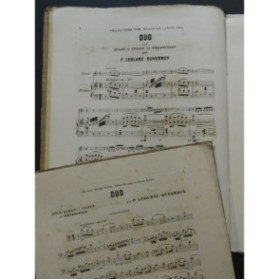 LEBLANC-DUVERNOY Paul Duo Piano Violon ou Violoncelle ca1860