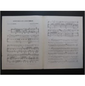 MENTEZ CLODOMIR Le Chasseur et l'Hirondelle Chant Piano ca1860