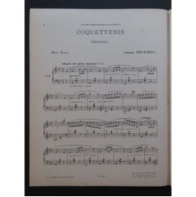 REUCHSEL Amédée Coquetterie Piano ca1910