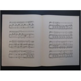 GAUBERT Philippe Chanson d'été Chant Piano 1914