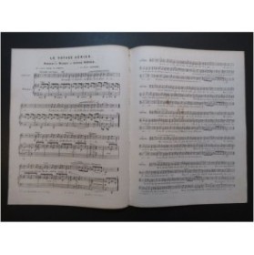 NADAUD Gustave Le voyage aérien Chant Piano ca1850
