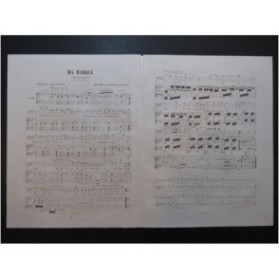 QUIDANT Alfred Ma Barque Nanteuil Chant Piano ca1840