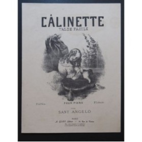 SANT'ANGELO G. Câlinette Piano XIXe siècle