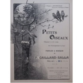 GAILLARD-SALLA P. Petits Oiseaux Chant Piano