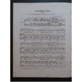 PUGET Loïsa Ma première amitié Chant Piano ca1840