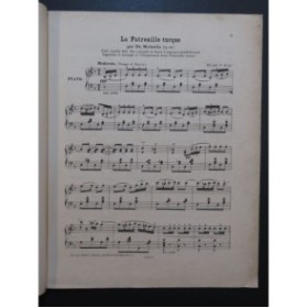 MICHAELIS Th. La Patrouille Turque Piano ca1880