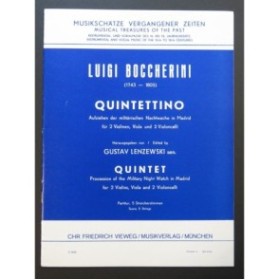 BOCCHERINI Luigi Quintettino Violon Alto Violoncelle 1975