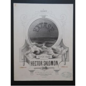 SALOMON Hector Extase Chant Piano Orgue ca1850