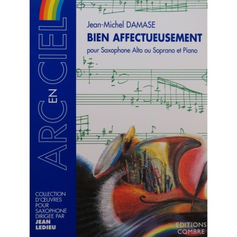 DAMASE Jean-Michel Bien Affectueusement Piano Saxophone 2002