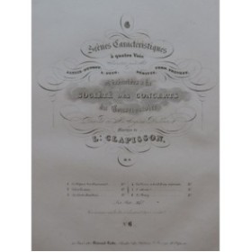 CLAPISSON Louis Le Ranz Chant Piano ca1835