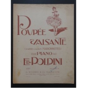 POLDINI Ed. Poupée Valsante Piano 1901