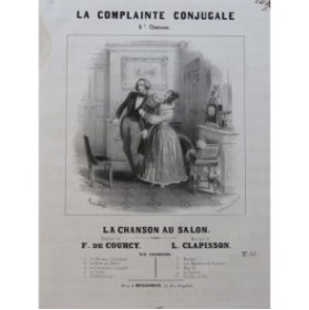 CLAPISSON Louis La complainte conjugale Chant Piano ca1840