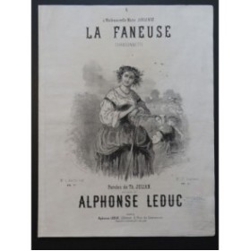LEDUC Alphonse La Faneuse Chant Piano ca1865