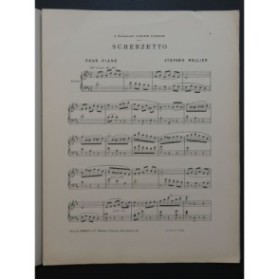 MELLIER Stephen Scherzetto Chant Piano ca1890