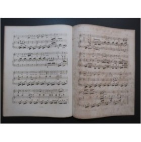 MOZART W. A. Les Noces de Figaro No 5 Chant Piano ca1859