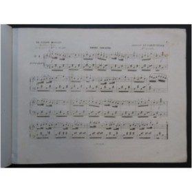 LE CARPENTIER Adolphe Le Garde Moulin Quadrille Piano ca1840
