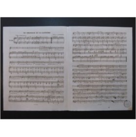 PUGET Loïsa Le Chasseur et la Laitière Chant Piano 1838