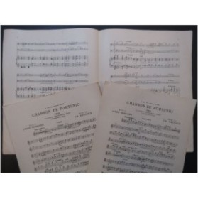 MESSAGER André Chanson de Fortunio Trio Piano Violon Violoncelle ca1905