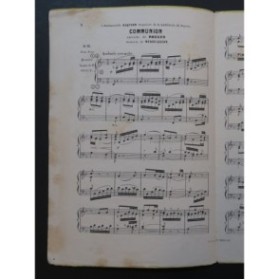 MENDELSSOHN Communion extraite de Paulus Orgue ca1867