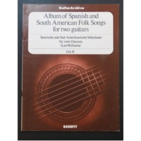 Album of Spanish and South American Folk Songs 2 Guitares 1957