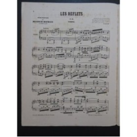 HOFMANN Heinrich Les Reflets Piano ca1895