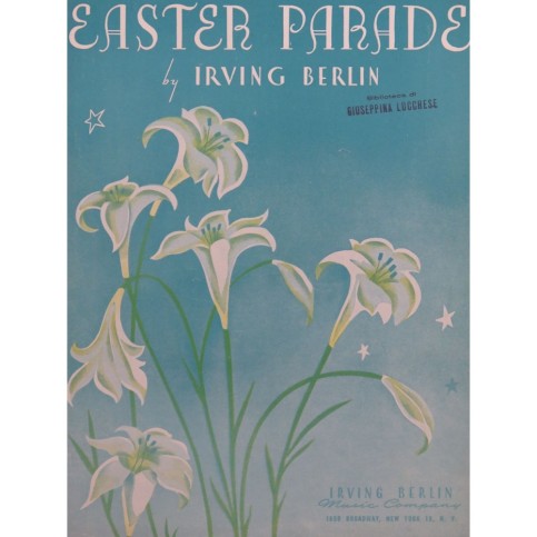 BERLIN Irving Easter Parade Chant Piano 1933