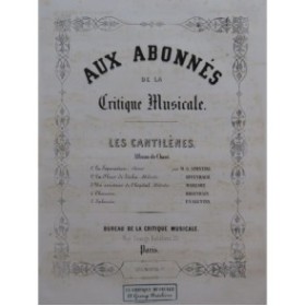 Les Cantilènes Album Spontini Offenbach Rosenhain Chant Piano ca1838