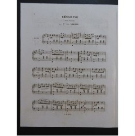 SENGEL Emma Césarine Chant Piano ca1850