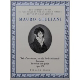 GIULIANI Mauro Près d'un Volcan Chant Guitare 1986